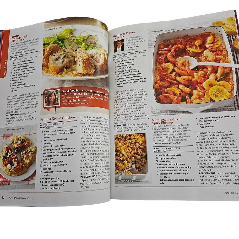 Taste of Home Annual Recipes 2016 Hardcover Cookbook 509‎ Recipes